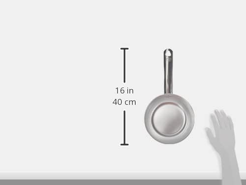 Pentole Agnelli ALMA10518 Professionelle Aluminiumpfannen 3 mm, hoher Auflauf mit Griff, 2,6 l 18 cm