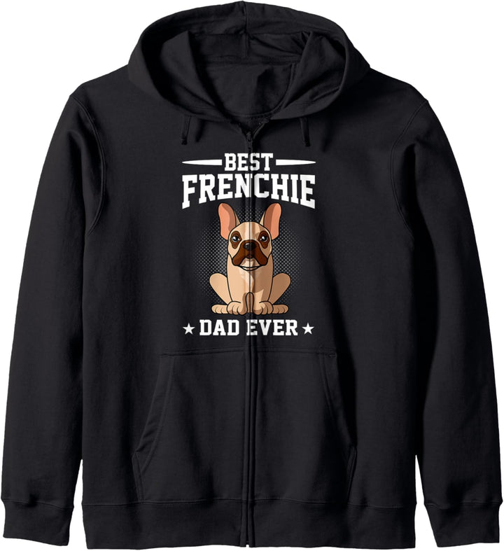 Bester Hund Papa jemals lustig Französisch Bulldogge Papa Kapuzenjacke