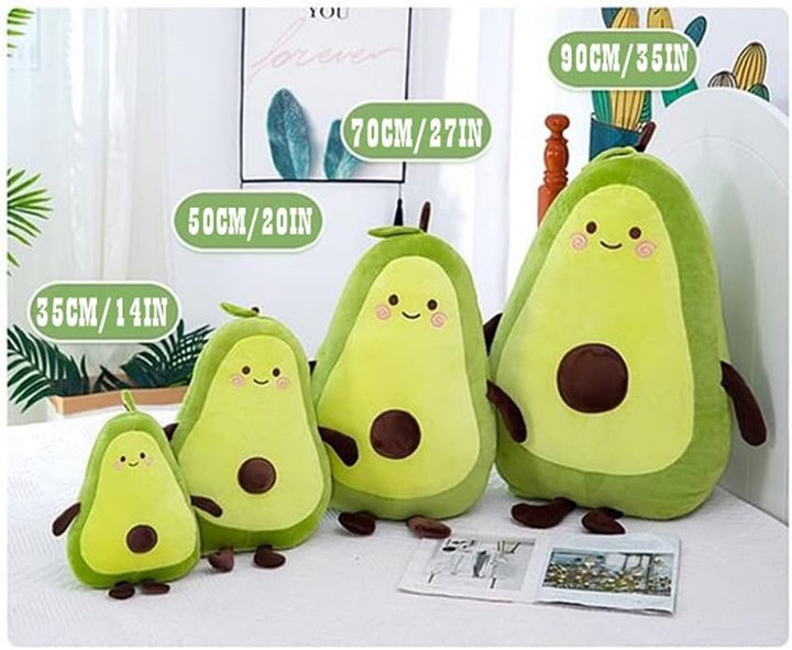Tikwisdom Avocado, Alligatorbirne, grüne Avocado, Simulation Avocado, Plüschtier, Puppenschlafkissen
