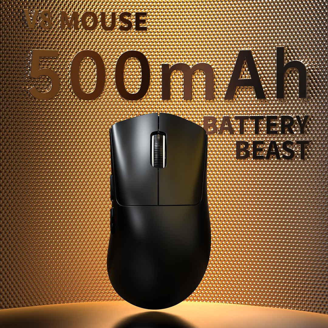 MAMBASNAKE x Attack Shark V8 Wireless Gaming Mouse, 59g Ultra-Lightweight, PAW3950MAX Sensor, Shark
