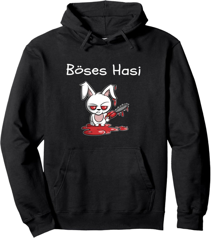 Böses Hasi - cooles lustiges Hase Fun Pullover Hoodie