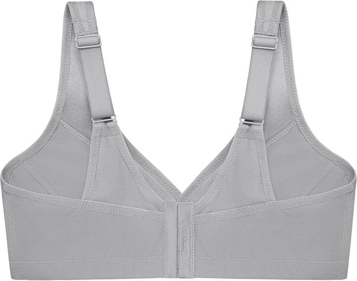 Glamorise Women's 1005 Full Coverage Bra 85C Grau, 85C Grau