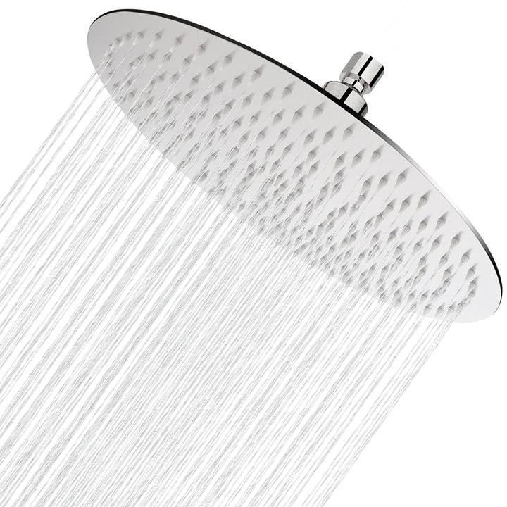 Ohotecy 12 Zoll (30cm) Regendusche Duschkopf Edelstahl-Duschkopf Regenduschkopf aus Edelstahl mit An
