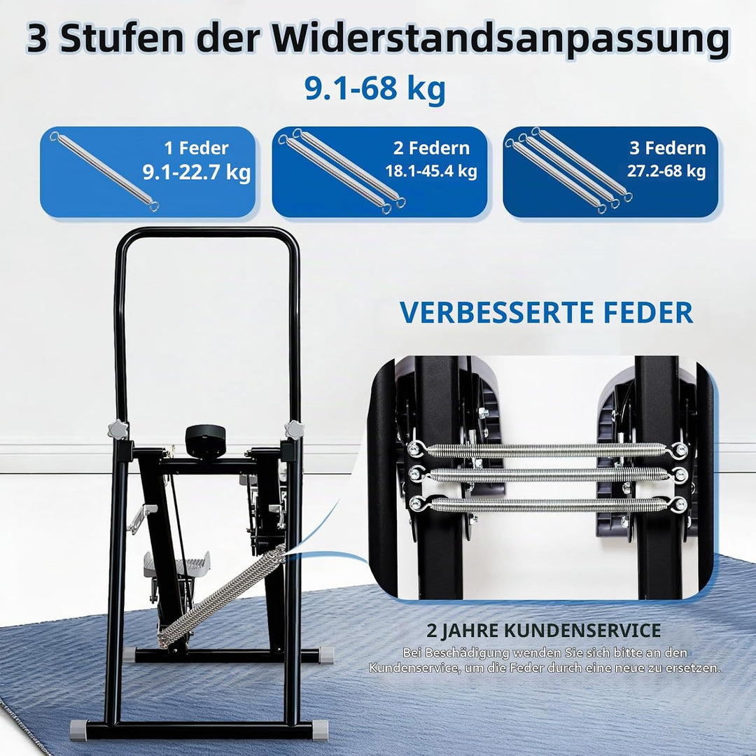 Stair Stepper für Zuhause, Stairmaster mit Einstellbarem 3 Stufen Widerstand für Ganzkörpertraining,