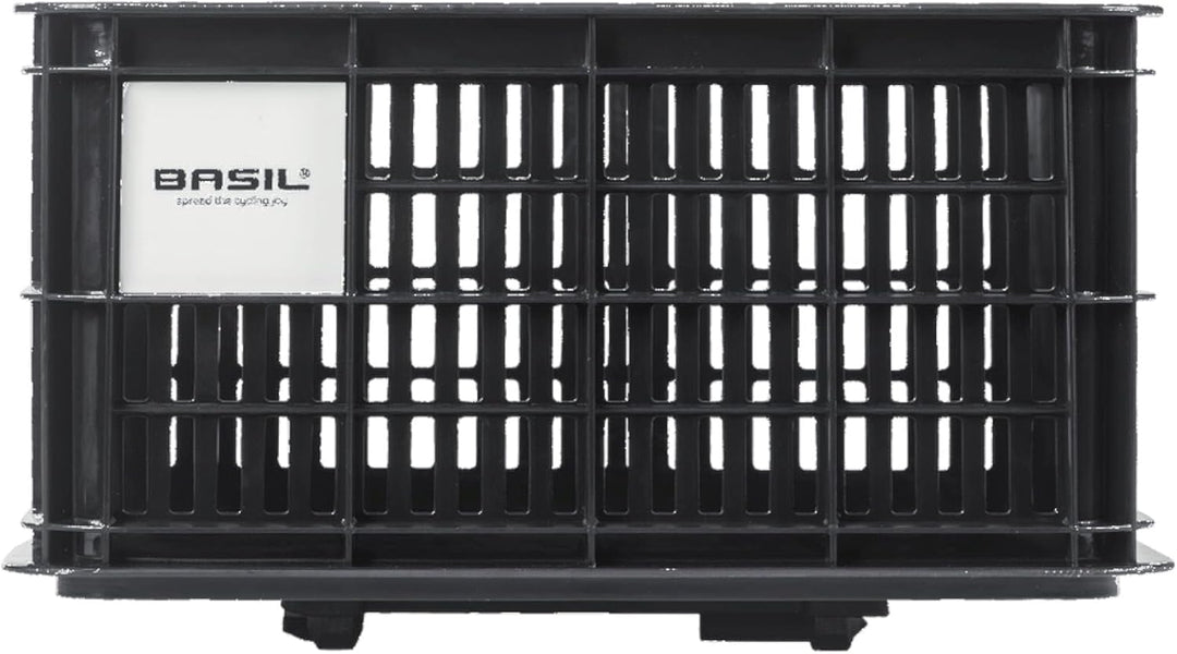 Basil B.V. Unisex – Erwachsene Crate L MIK Fahrradkaste, Schwarz, 40.4x29.8x22.6cm