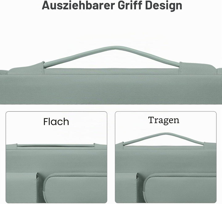 MOSISO 360 Schütz Laptoptasche 14 Zoll, 14 Zoll Laptop Tasche Hülle Kompatibel mit HP Lenovo Dell AS