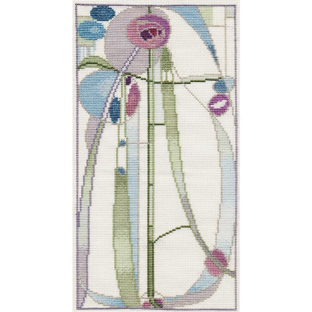 Bothy Threads Kreuzstich-Set "Mackintosh - Rose Boudoir", 28x15cm, DWMKP2, Zählmuster