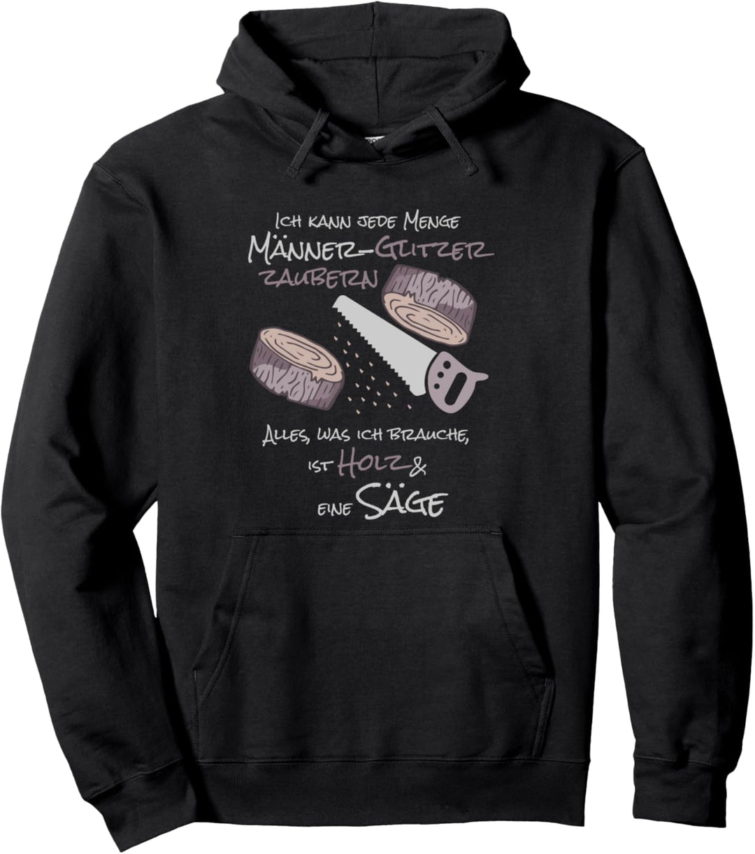 Sägespäne sind Männer-Glitzer Männerglitzer Späne Schreiner Pullover Hoodie