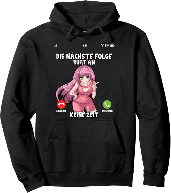 Anime Handy Anruf Die nächste Folge ruft Serie Film Otaku Pullover Hoodie