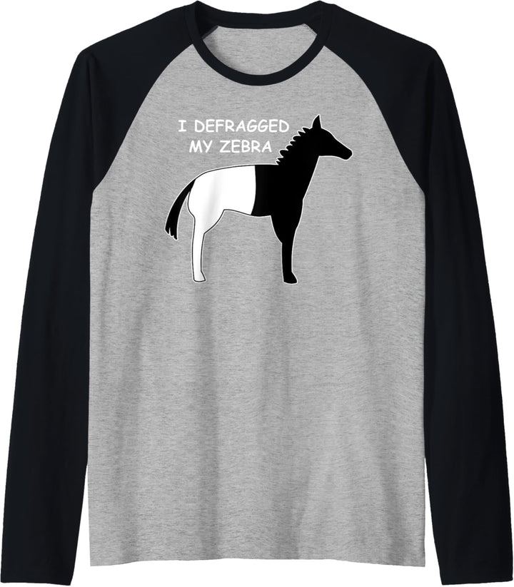 Programmierer Entwickler - Code Nerd Geek Zebra Informatiker Raglan