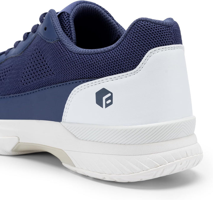FitVille Extra Weit Tennisschuhe Herren rutschfest Hallenschuhe Atmungsaktiv Badminton Schuhe Bequem