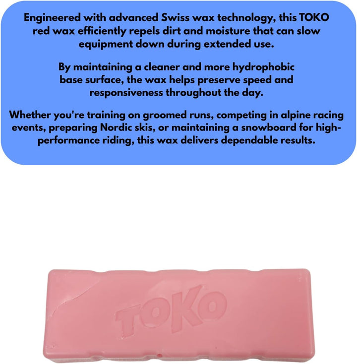 Toko Performance Heisswachs Rot 120 g