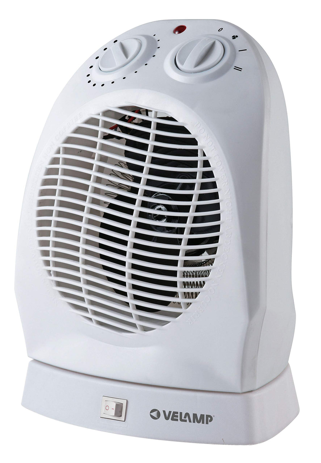 Fester Heizlüfter 2000 W weiss, oszillierender Sockel