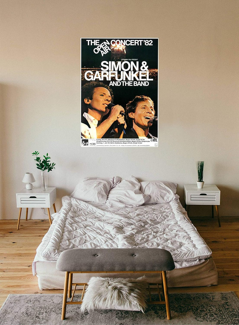 Simon & Garfunkel - The Open Air, Tour 1982 » Konzertplakat/Premium Poster | Live Konzert Veranstalt