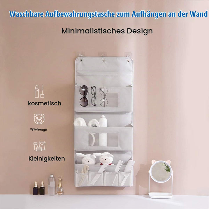 PORRASSO Wall Hanging Storage Bag Hängeorganizer Tür Schrank Organizer Aufbewahrungstasche Wandbehan