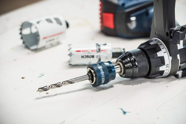 Bosch Professional Power Change Plus Adapter (Aufnahme 3/8 Zoll Sechskant, inkl. TCT Bohrer 7,15 x 8