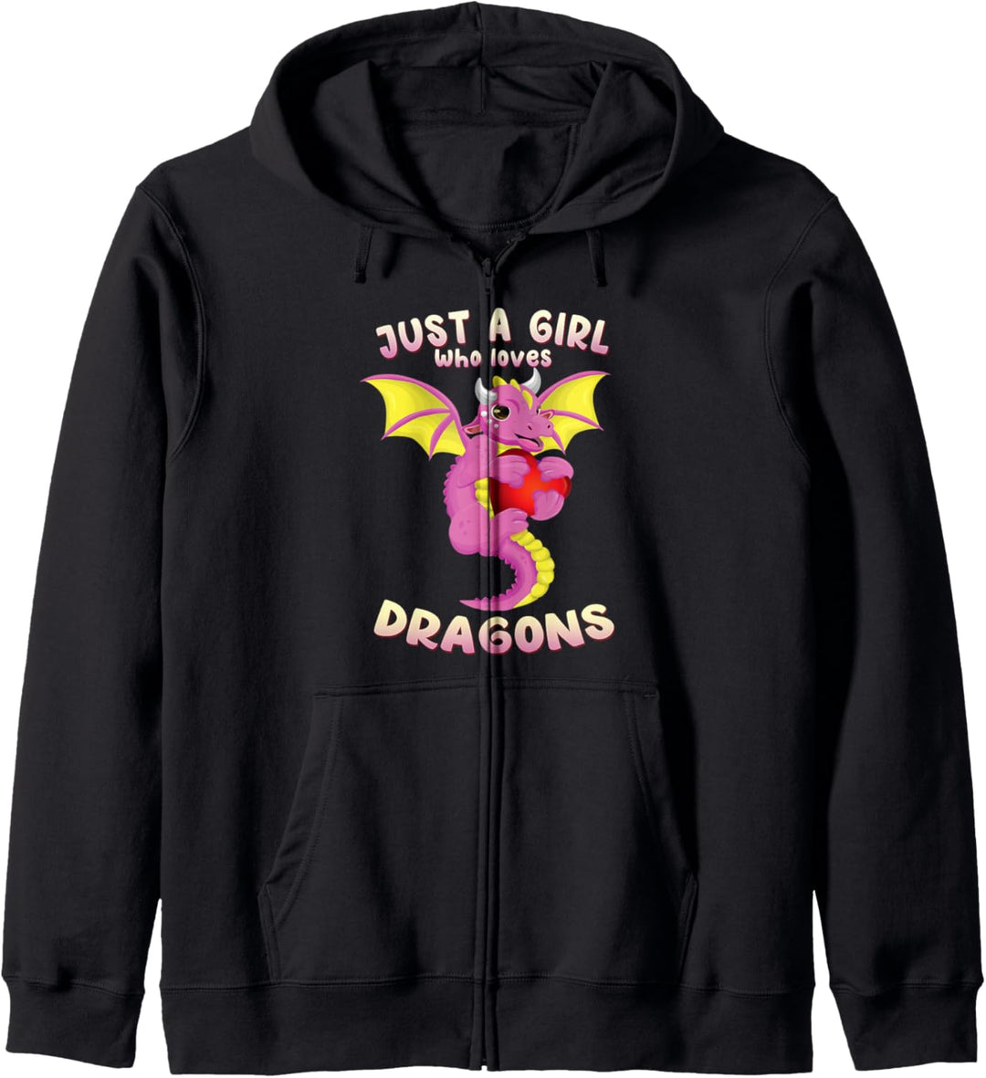 Just A Girl Who Loves Dragons Teen Girl Gifts Kapuzenjacke