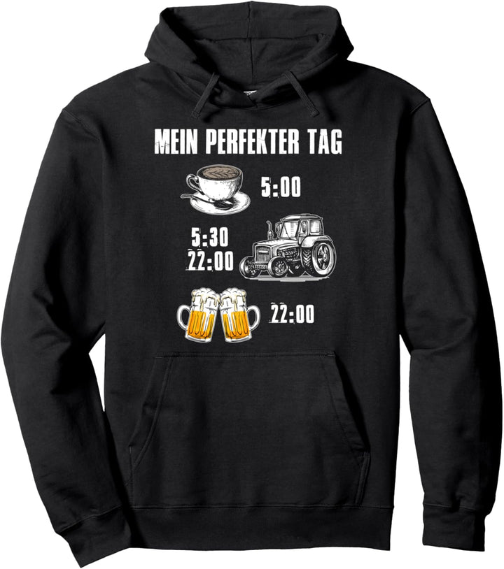Traktor Landwirt Geschenk Motiv mit Spruch Bauer Agrarstarz Pullover Hoodie