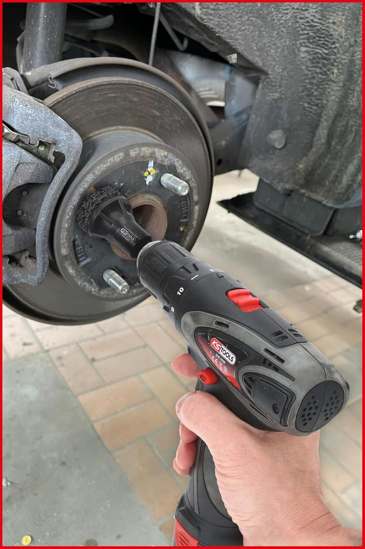 KS Tools 100.5085 Stehbolzen-Radnabenschleifer-Satz, Ø 40 mm, 7-TLG