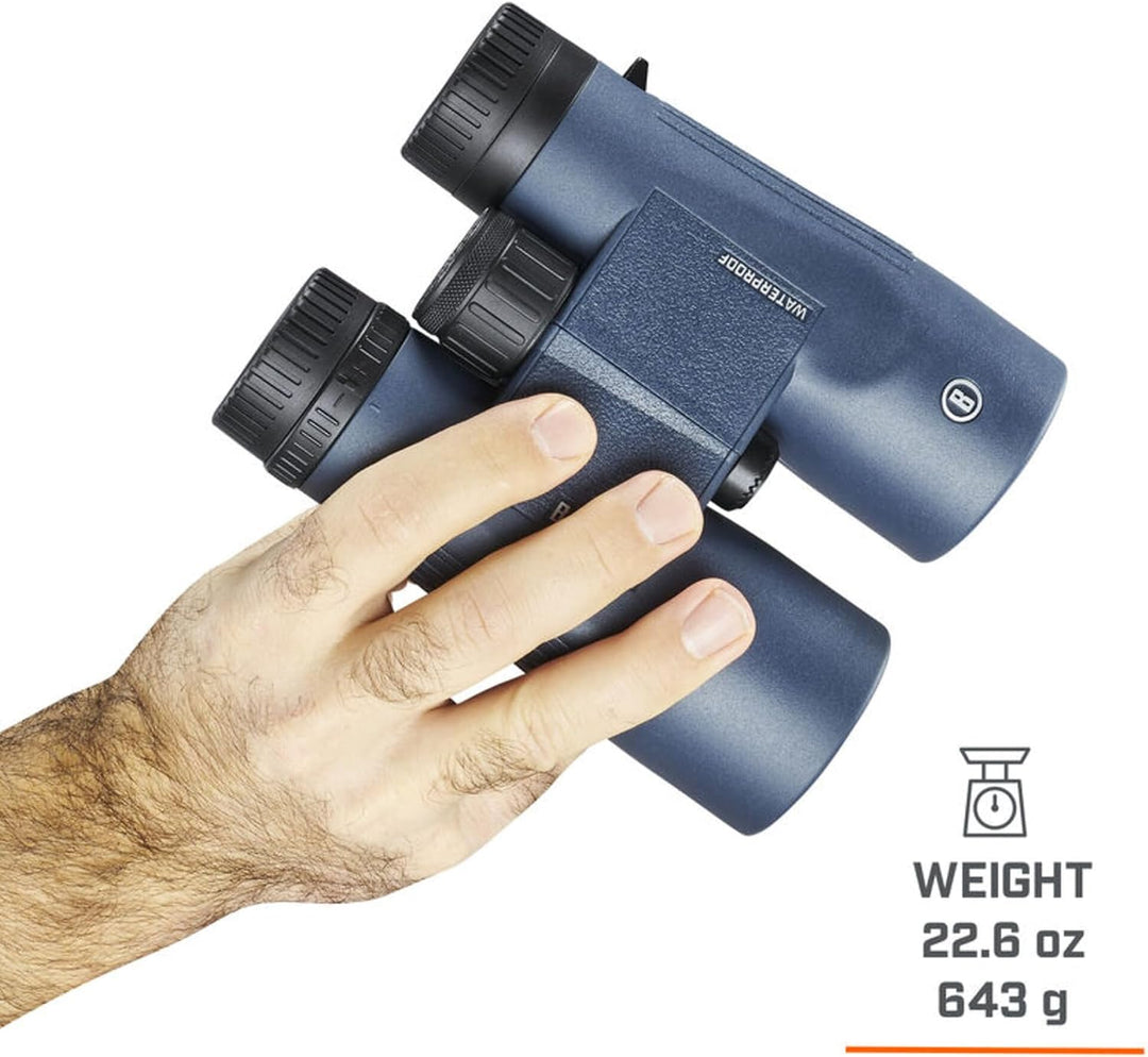 Buhsnell - H2O 2 - Fernglas - 8x42 Dunkelblaues - Dachkant - Vollvergütet - Wasserdicht/Beschlagfrei