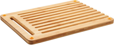 Fiskars Bambus Schneidebrett und Brotmesser, Functional Form, Bambus/Japanischer Edelstahl/Kunststof