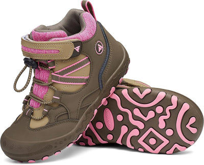 Mishansha Kinder Wanderschuhe Rutschfest Leicht Trekking Wanderstiefel für Jungen Mädchen Gr.24-38 B