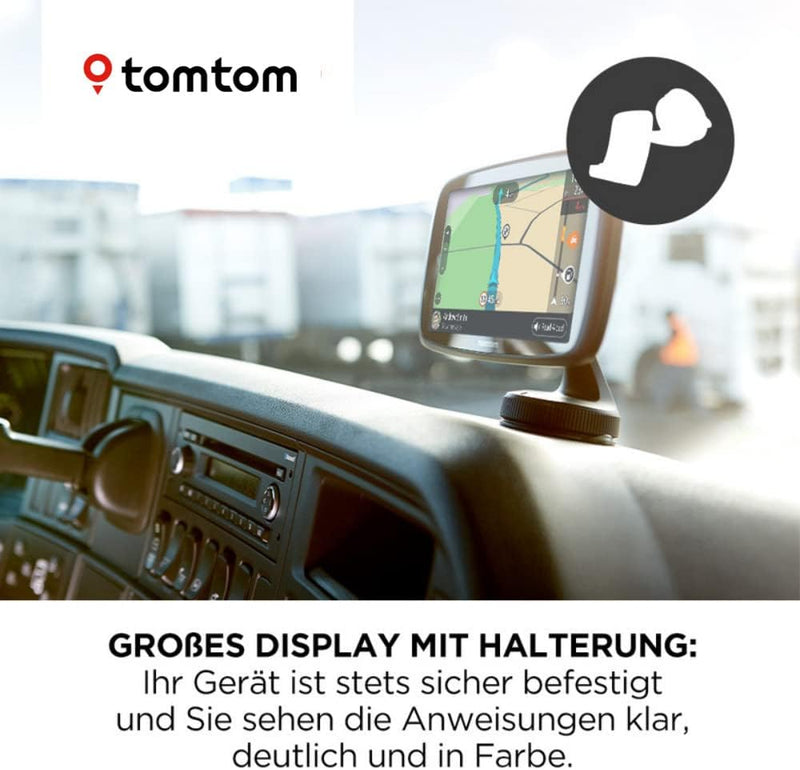 TomTom LKW Navigationsgerät GO Professional 620 (6 Zoll, Sonderziele und Routen, Stauvermeidung dank