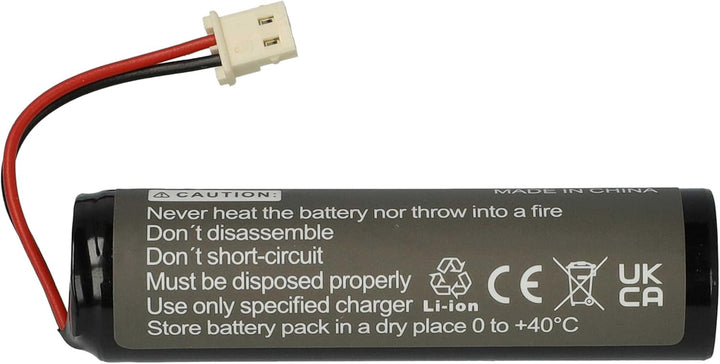 vhbw Akku kompatibel mit Midland ER200, ER300 digital Radio (2600 mAh, 3,7 V, Li-Ion)