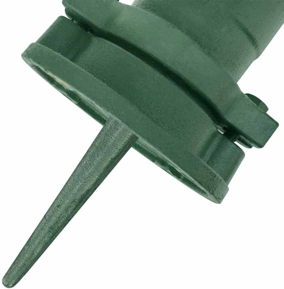vidaXL Schwengelpumpe Gusseisen Grün Handpumpe Handschwengelpumpe Gartenpumpe