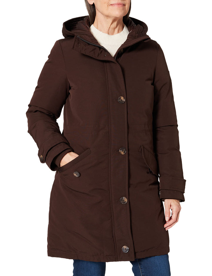 s.Oliver Damen Wollmischungs-Mantel 46 Brown 8885, 46 Brown 8885