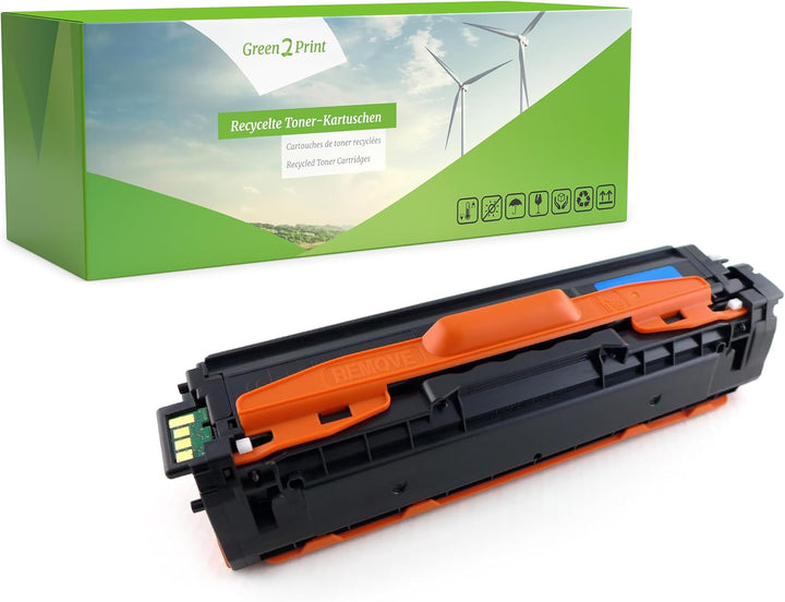 Green2Print Toner Cyan 1800 Seiten ersetzt Samsung CLT-C504S, CLT-C504S/ELS, C504 passend für Samsun