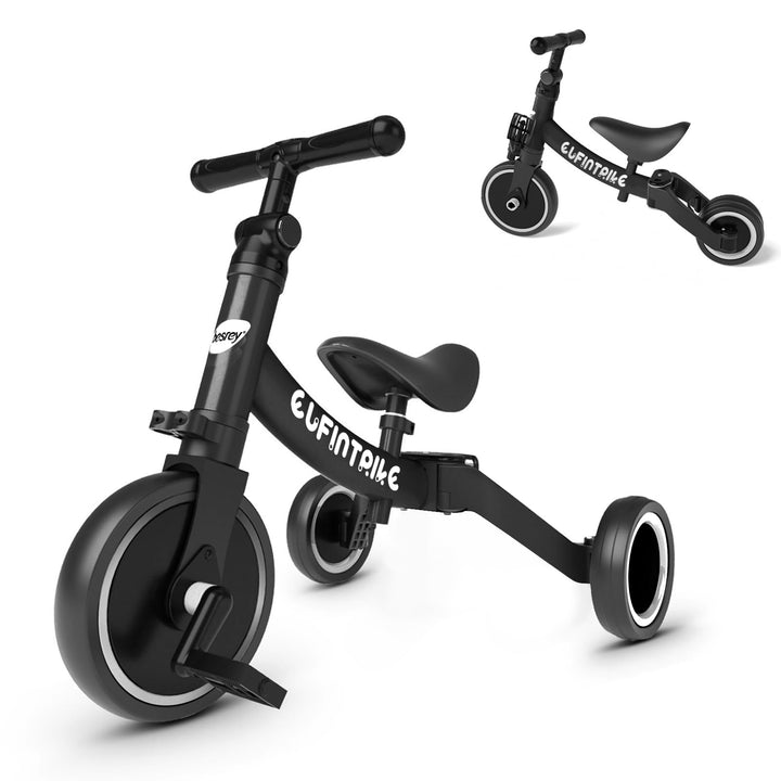 besrey 5 in 1 Laufräder Laufrad Kinderdreirad Dreirad Lauffahrrad Lauflernhilfe für Kinder ab 1 Jahr