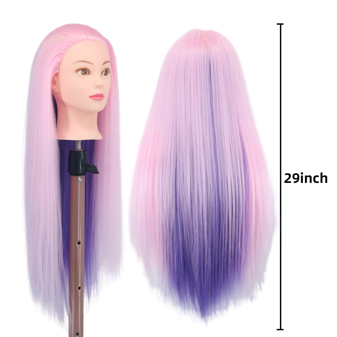 29 Zoll Trainingsköpfe für Friseure Übungskopf Friseurkopf Friseursalon Puppenkopf Friseur Mannequin