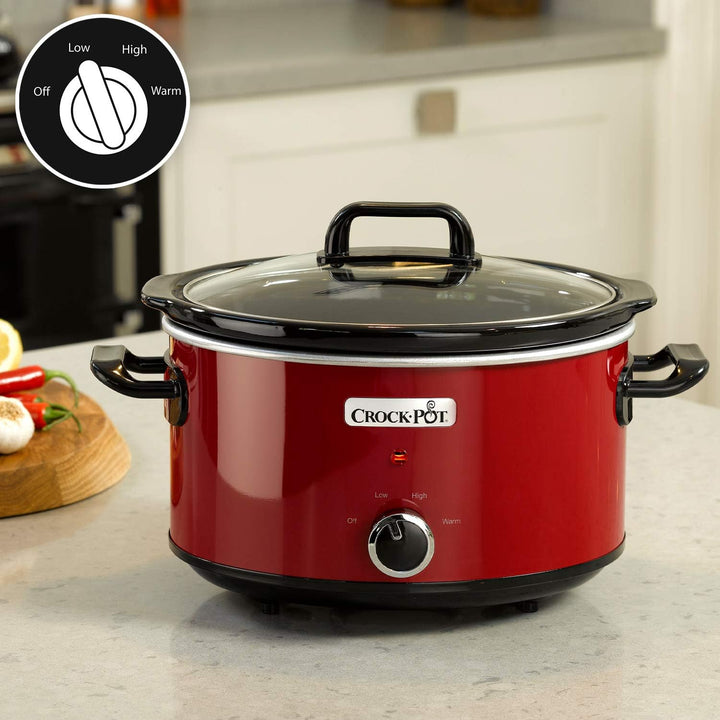 Crock-Pot Schongarer Slow Cooker | 2 Temperatureinstellungen + Warmhaltefunktion | 3,5 Liter (3-4 Pe