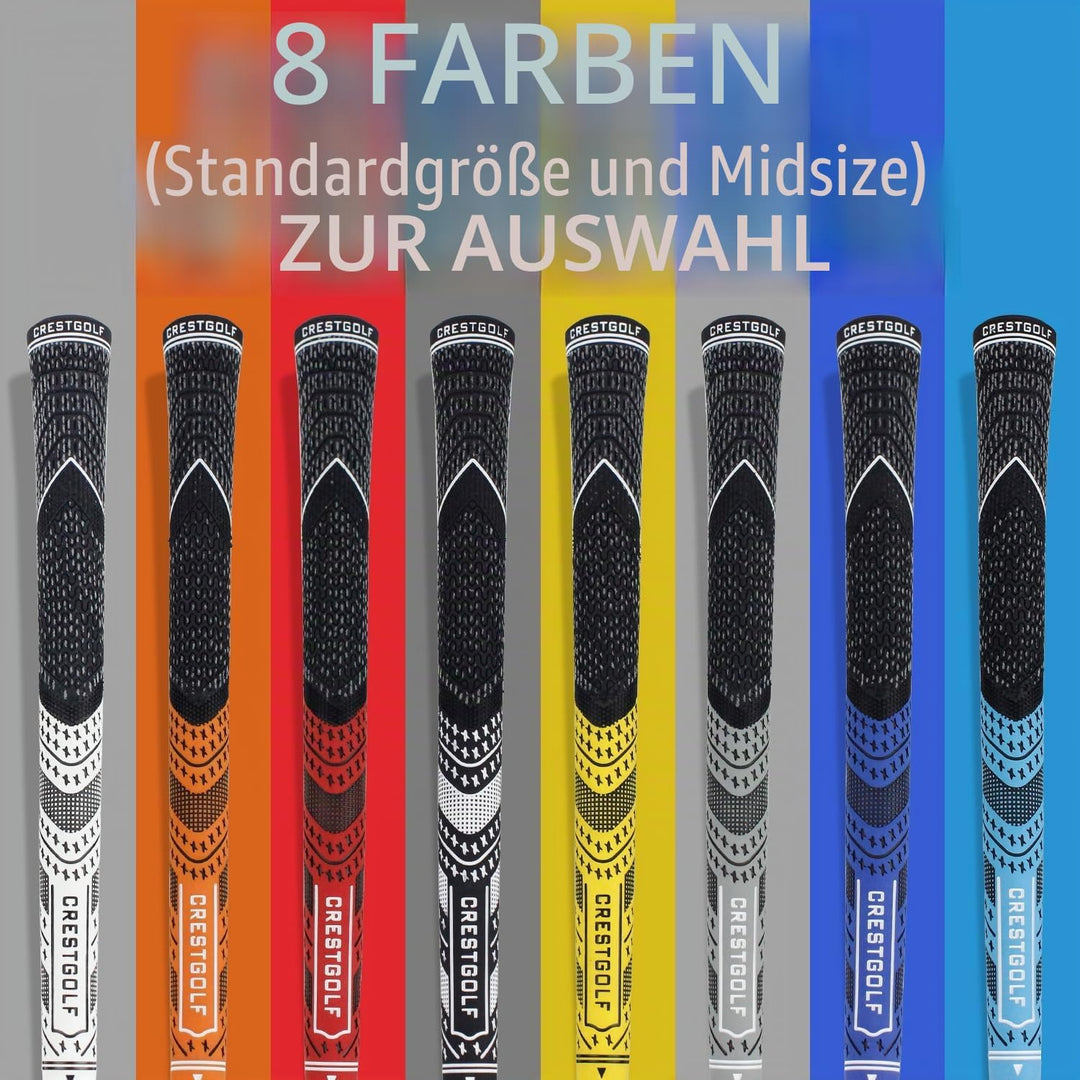 CRESTGOLF Golfgriffe Aktualisierte Multi-Compound-Golfgriffe für Golfschläger, Golf Grips Set mit 13