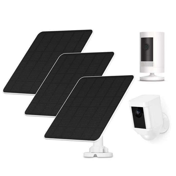 Solarpanel für Ring Kamera, 5W Kamera solarpanel Ladegerät für Ring Stick Up Cam/Pro Batterie, Spotl