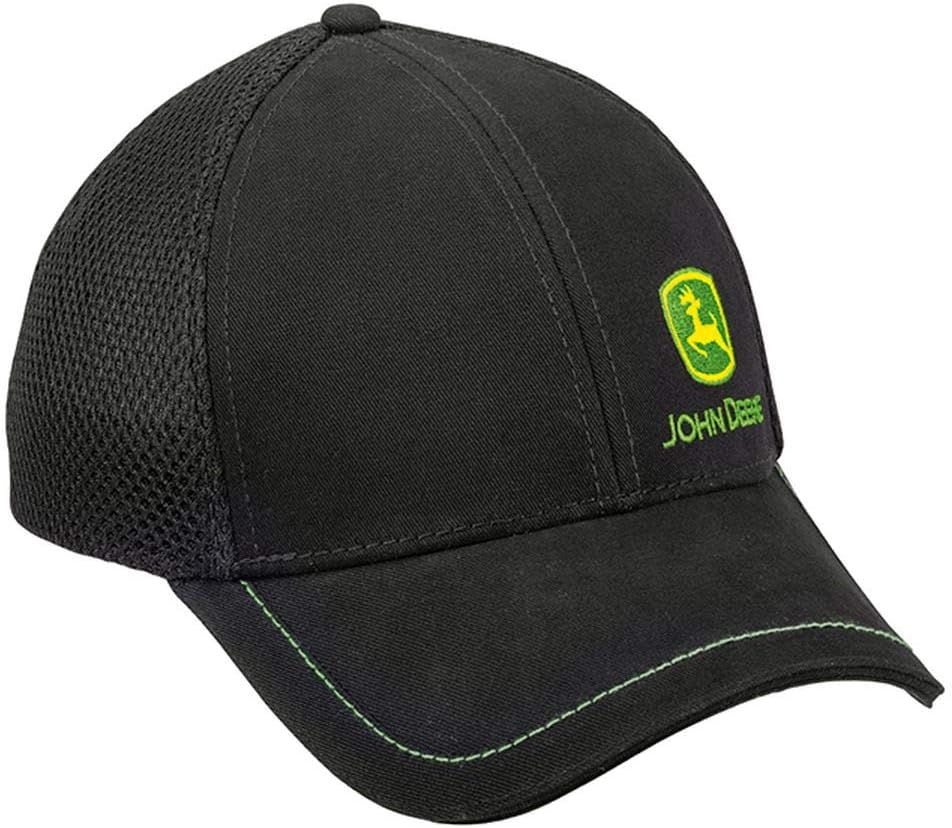 John Deere Cap mit Stoff-Mesh Schwarz