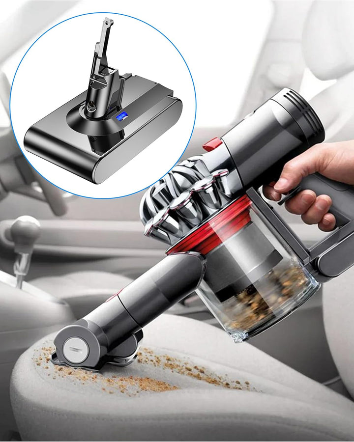 8000mAh V8 Akku für Dyson, Ersatzakku für Dyson SV10 Kompatibel mit V8 Absolute Animal Fluffy Motörh