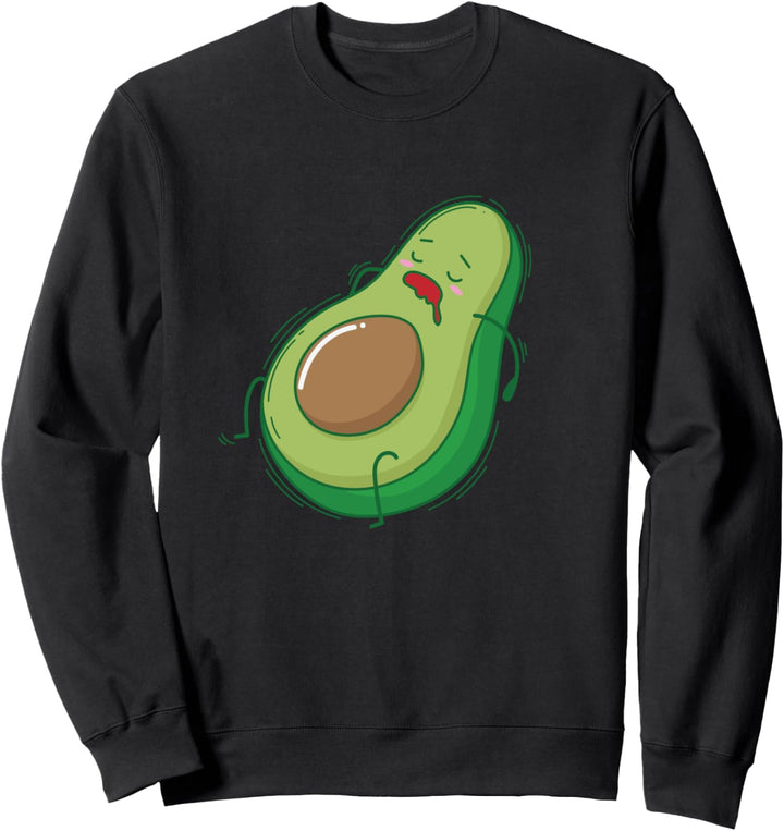 Avocado schlafen und ein Nickerchen machen Sweatshirt
