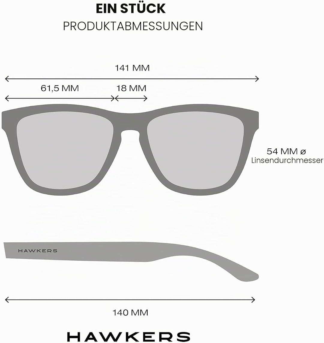HAWKERS Herren One Sonnenbrille, Grün