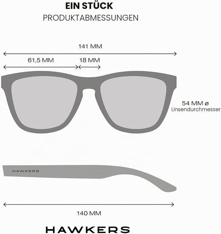 HAWKERS Herren One Sonnenbrille, Grün