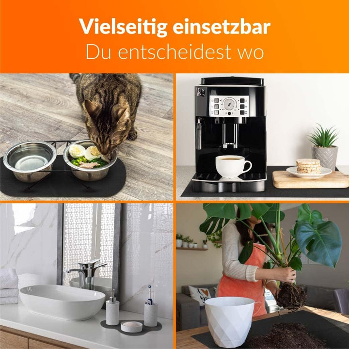 Upgrade4cars wasserdichte Antirutschmatte Universal 120x100cm zuschneidbar rutschfeste Kofferraum Sc