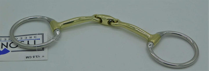 Olivenkopfgebiss Eggbut Olivenkof Gebiss 1 cm SCHMAL doppelt bebrochen anatomisch 12,5 13,5 14,5 15,