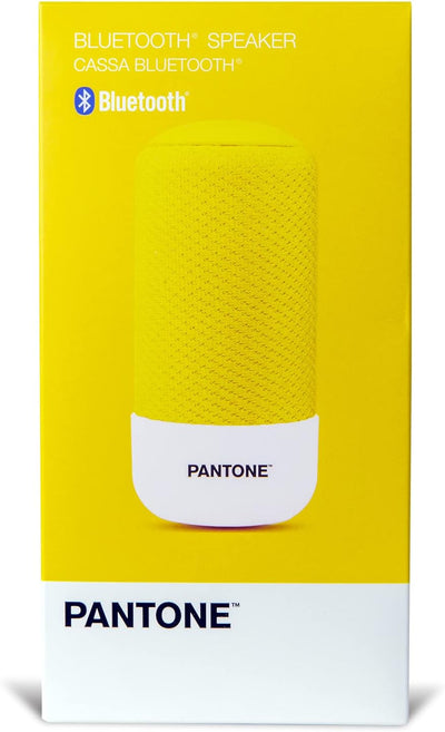 Celly PTBS001Y Pantone Bluetooth-Lautsprecher, tragbar, Gelb