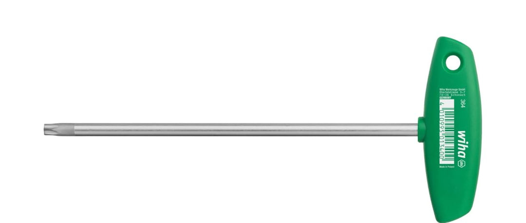 Wiha Stiftschlüssel mit Quergriff TORX® mattverchromt (01339) T30 x 200 mm, T30 x 200 mm