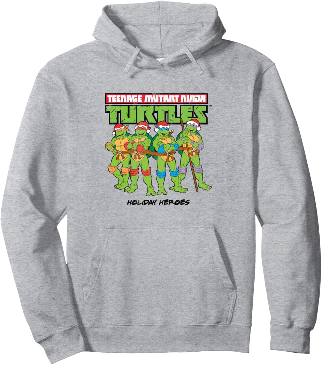 Teenage Mutant Ninja Turtles Santa Hat Group Pullover Hoodie