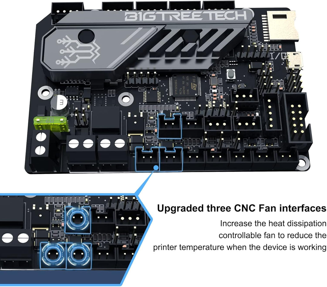 BIGTREETECH SKR Mini E3 V3.0 Control Board Integrierte TMC2209 UART Stepper Driver unterstützt Marli