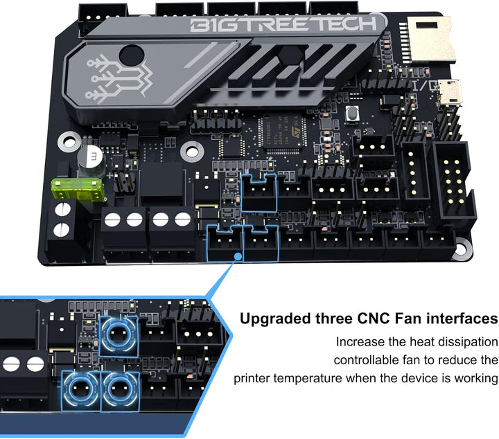 BIGTREETECH SKR Mini E3 V3.0 Control Board Integrierte TMC2209 UART Stepper Driver unterstützt Marli