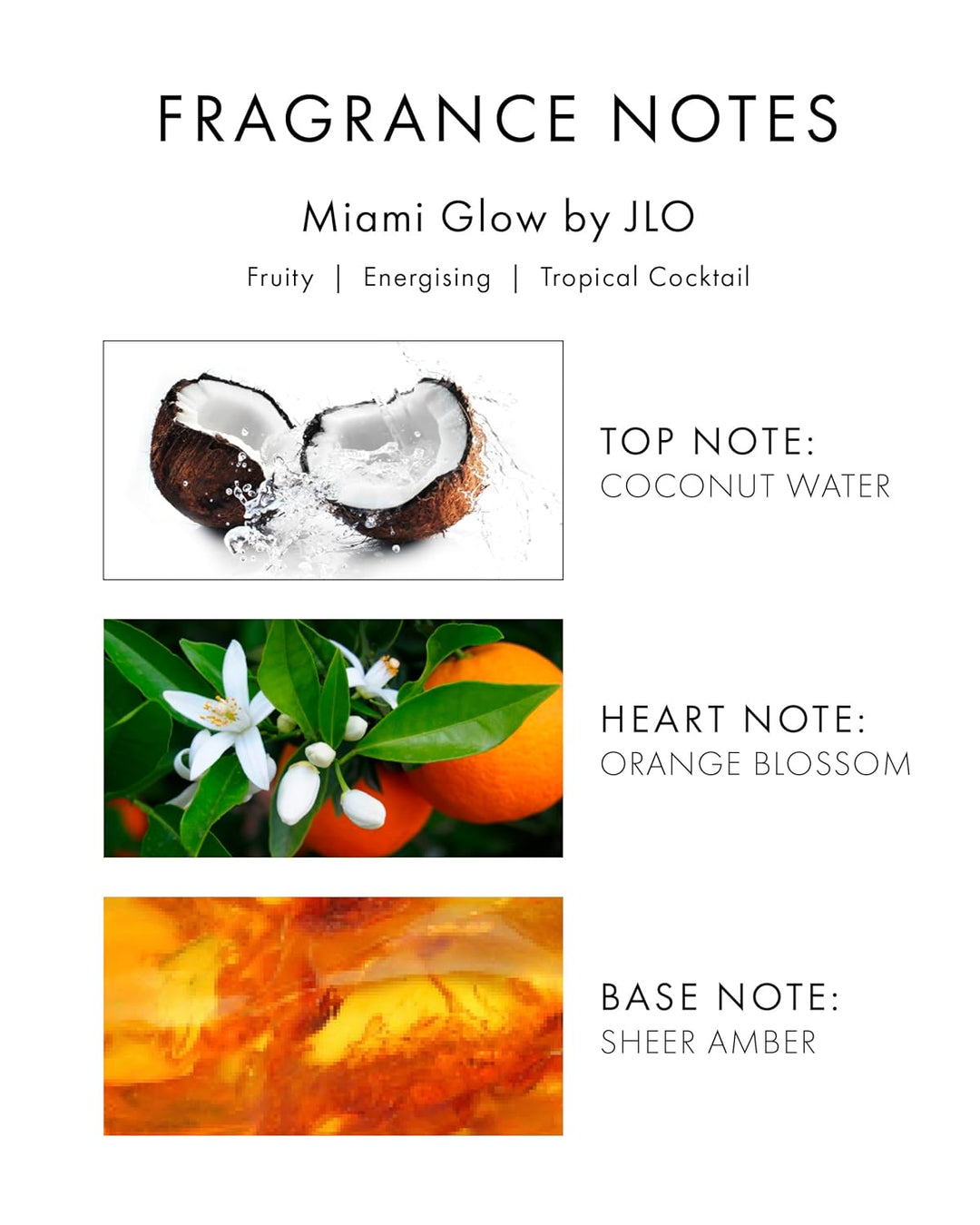 Jennifer Lopez Miami Glow Eau de Toilette, Spray, 100 ml, feiner Duft eines zugelassenen Fachhändler