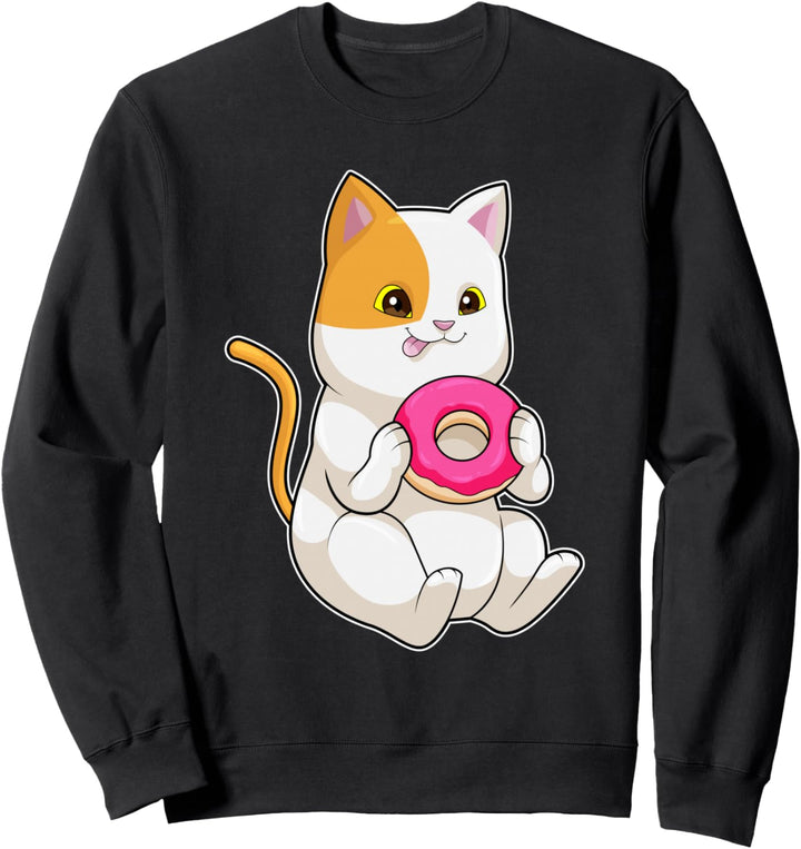 Katze Donut Sweatshirt